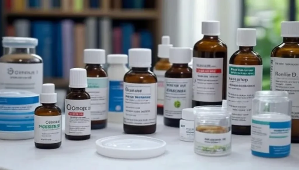 Photo of nutraceuticals like Omega-3, probiotics, and Vitamin D on a table